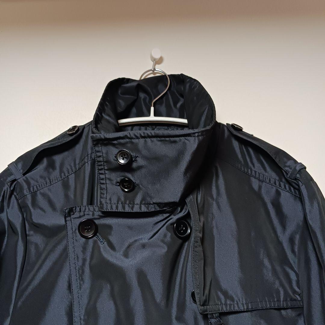 【極美品】タケオキクチ トレンチコート キルティング ライナー付 ブラック XL