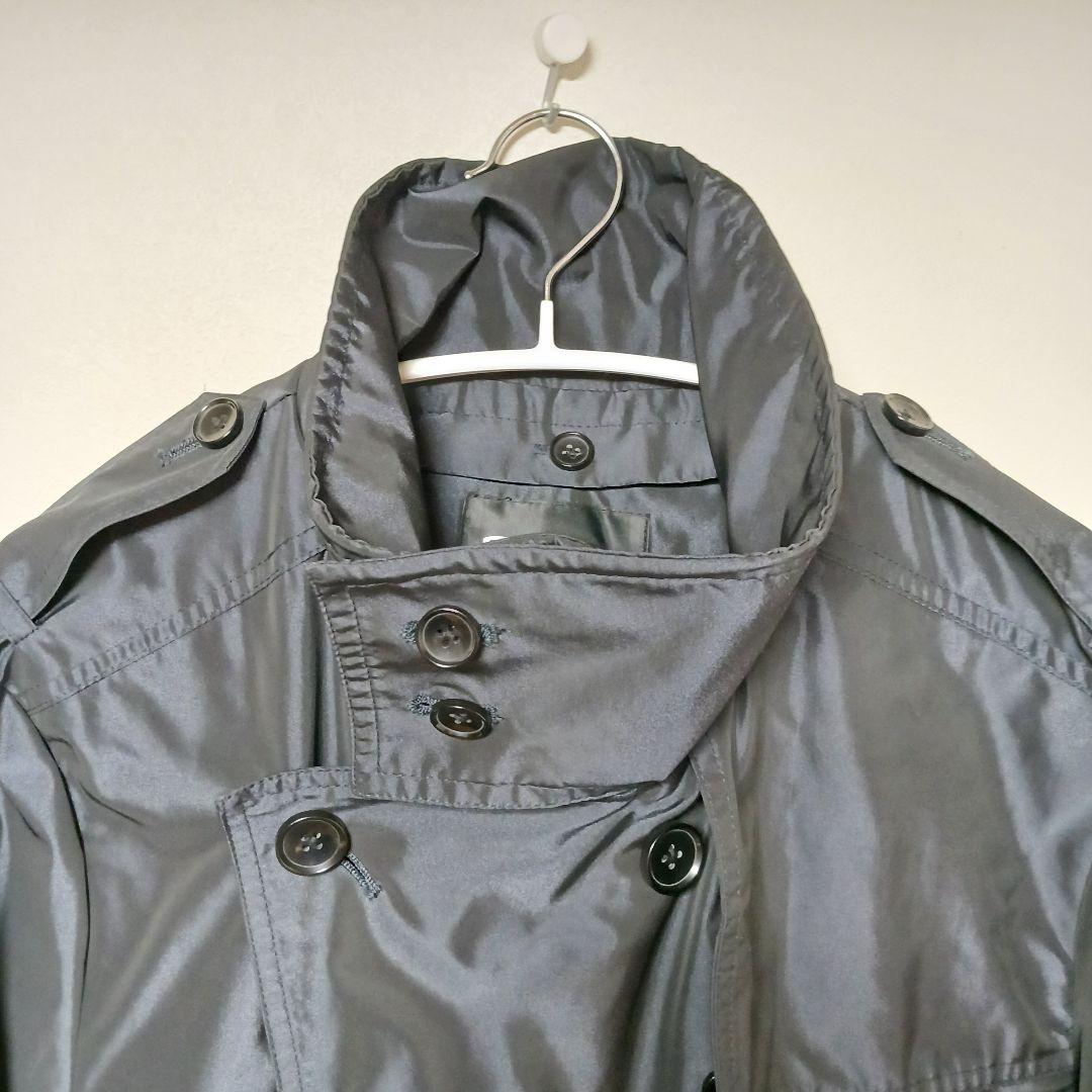 【極美品】タケオキクチ トレンチコート キルティング ライナー付 ブラック XL