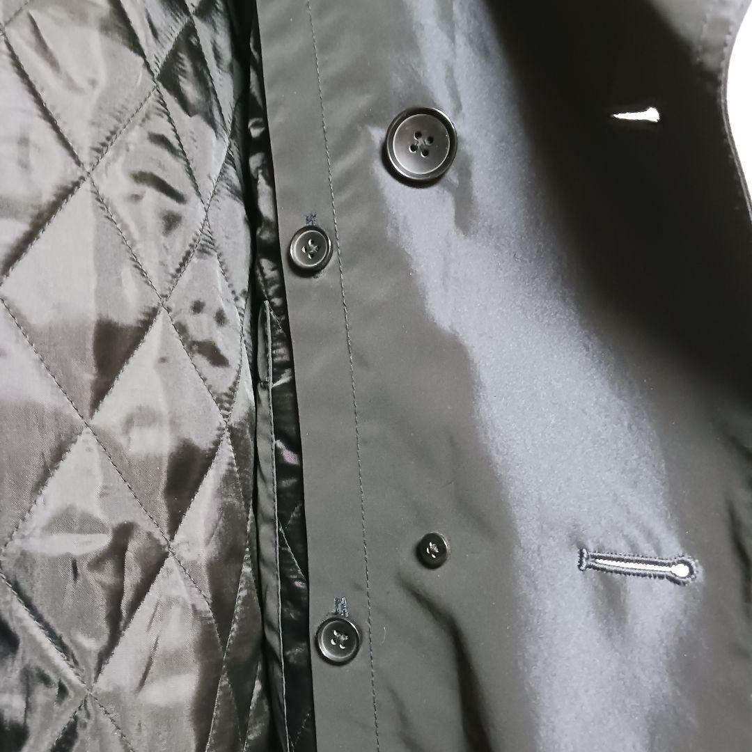 【極美品】タケオキクチ トレンチコート キルティング ライナー付 ブラック XL