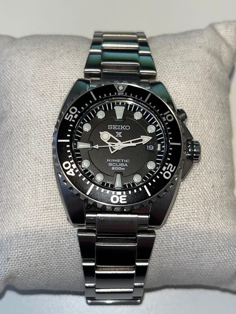 SEIKO プロスペック キネティック ダイバー 5M62-0BL0 OH済み
