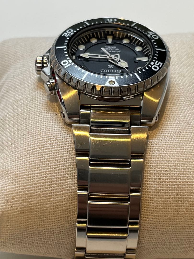 SEIKO プロスペック キネティック ダイバー 5M62-0BL0 OH済み
