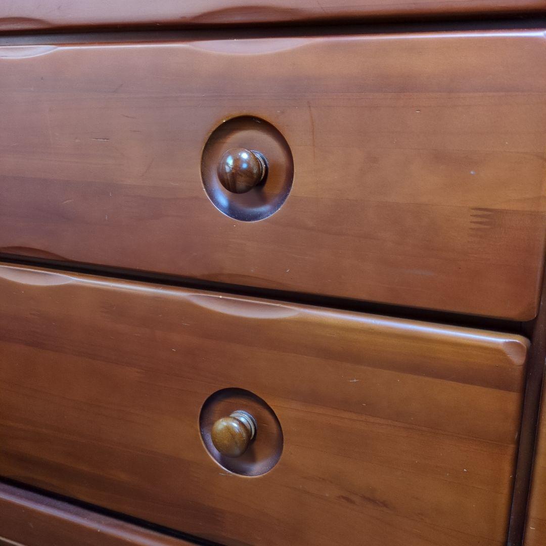 アンティーク 家具 ブラウン系 木製 チェスト 引き出し 大容量 ヴィンテージ