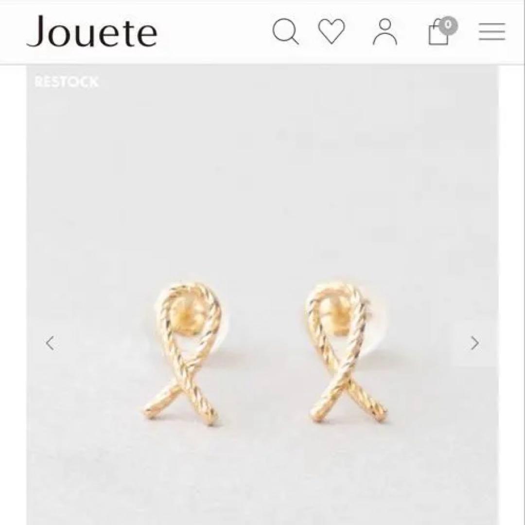 りんごさま専用　jouete ジュエッテ　K10YGピアス
