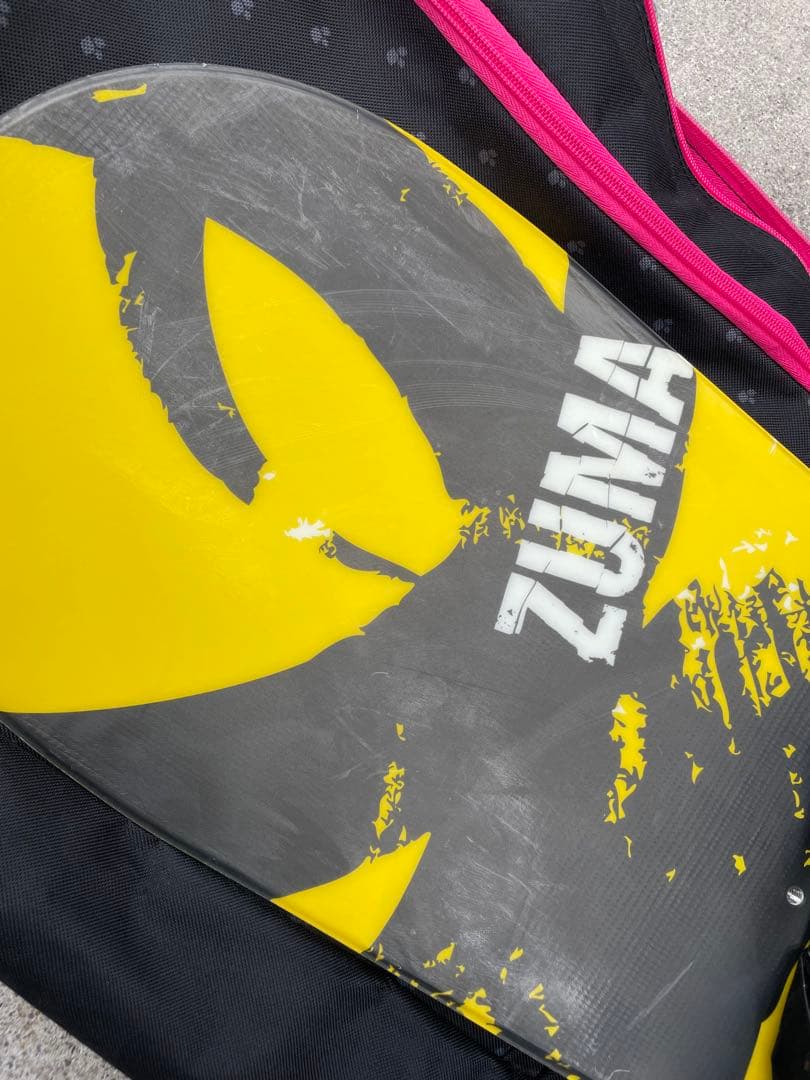 ZUMA スノーボード×RIDE バインディング イエロー/レッド 135cm