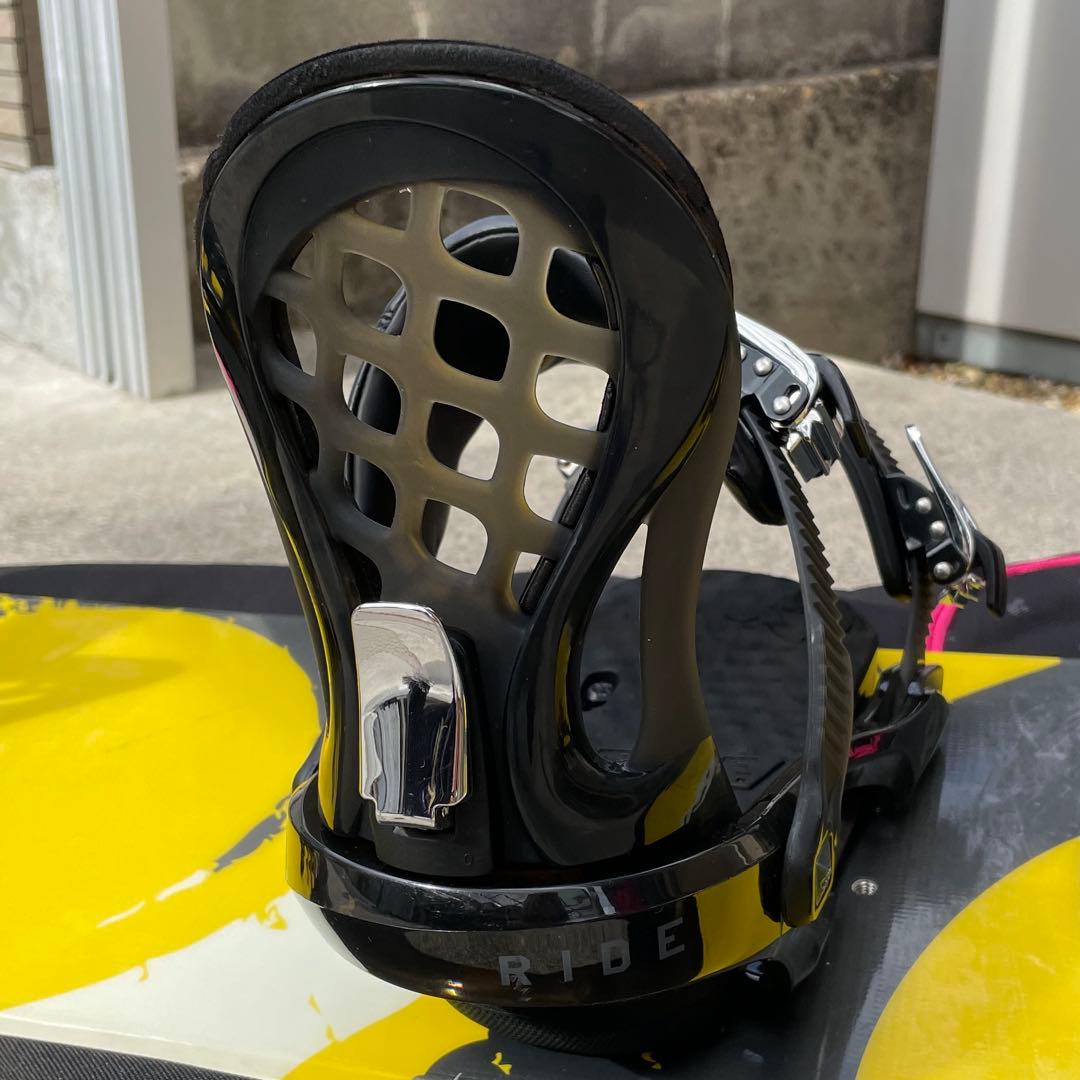 ZUMA スノーボード×RIDE バインディング イエロー/レッド 135cm