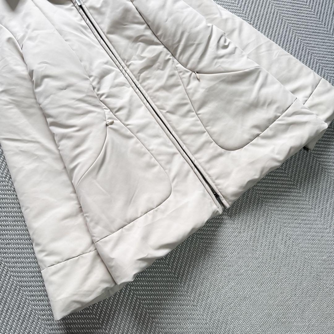 美品 MaxMara MARELLA 中綿 ダウンジャケット アイボリー L