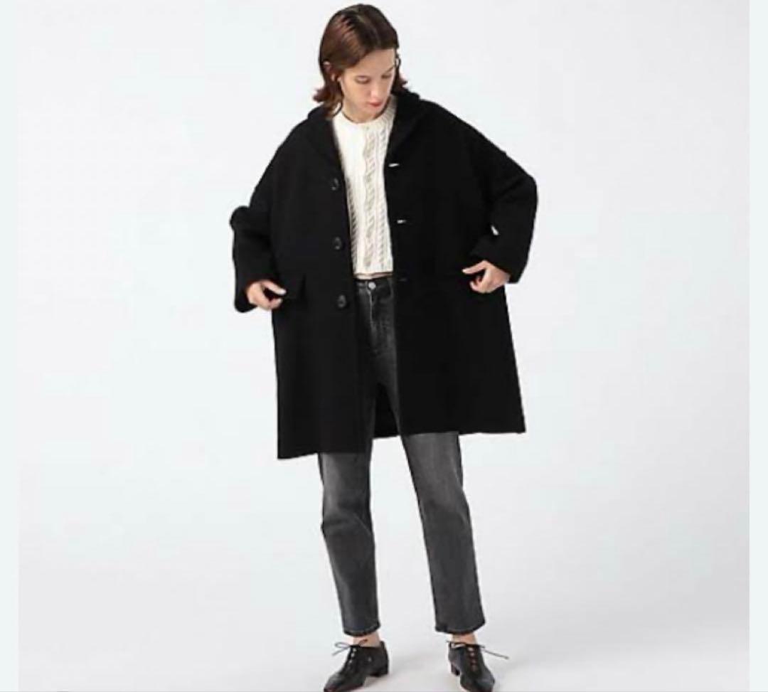 MACPHEE パイルメルトン オーバーサイズドコート