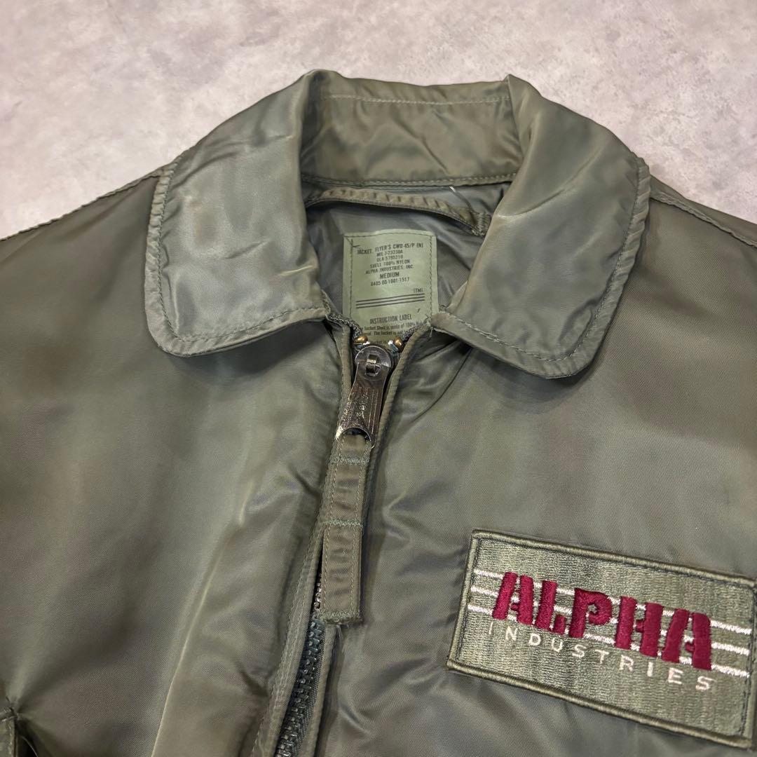 80s 90s USA製　アルファ　CWU-45P フライトジャケット　M