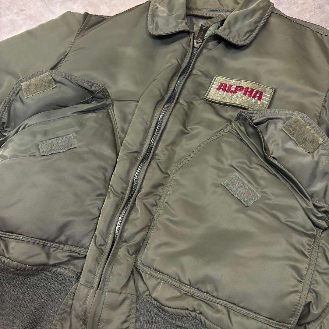 80s 90s USA製　アルファ　CWU-45P フライトジャケット　M