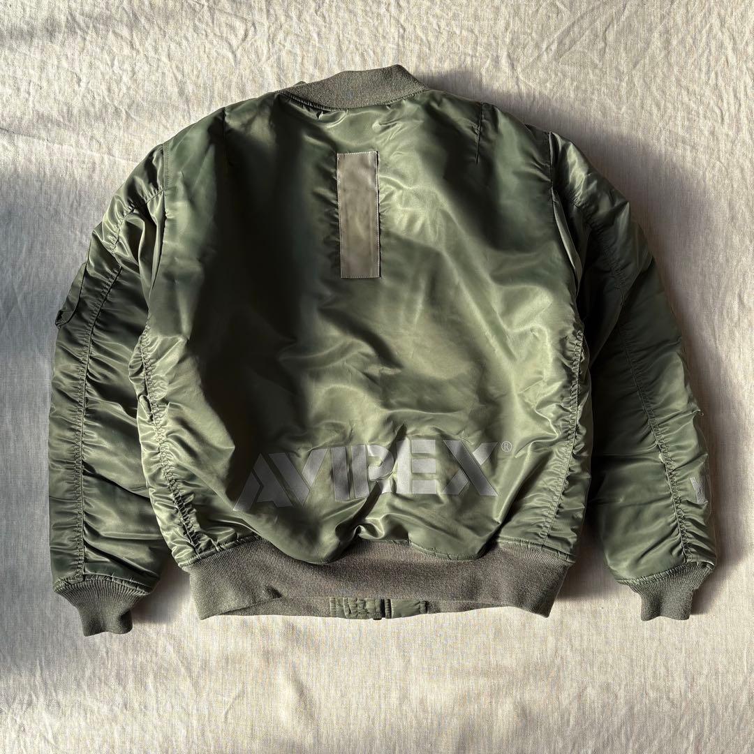 美品 40周年 AVIREX MA-1 MJ-101 フライトジャケット 2XL