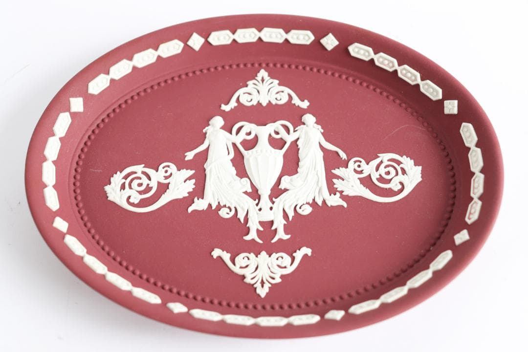 廃盤 希少 ウェッジウッド クリムゾン 限定品 プレート 2枚