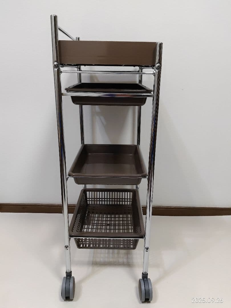 キャスター付き ワゴン台　　 美容師　理容師 コンパクトセット台
