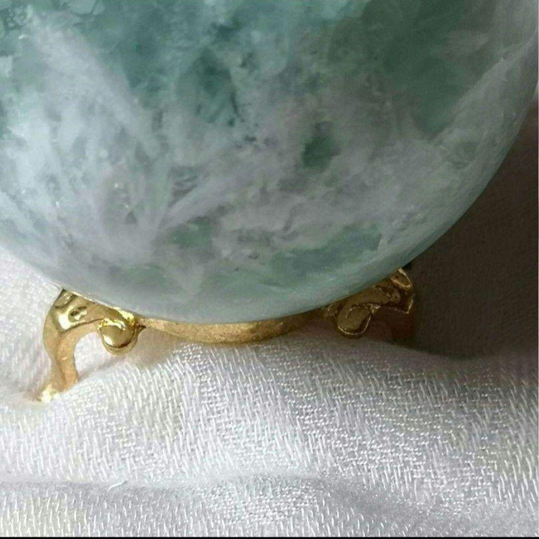 ★台座付★天使の羽 エンジェルフェザー 丸玉 虹あり