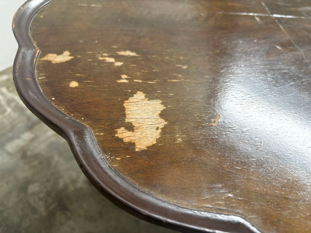 アンティーク　コーヒーテーブル　猫足テーブル