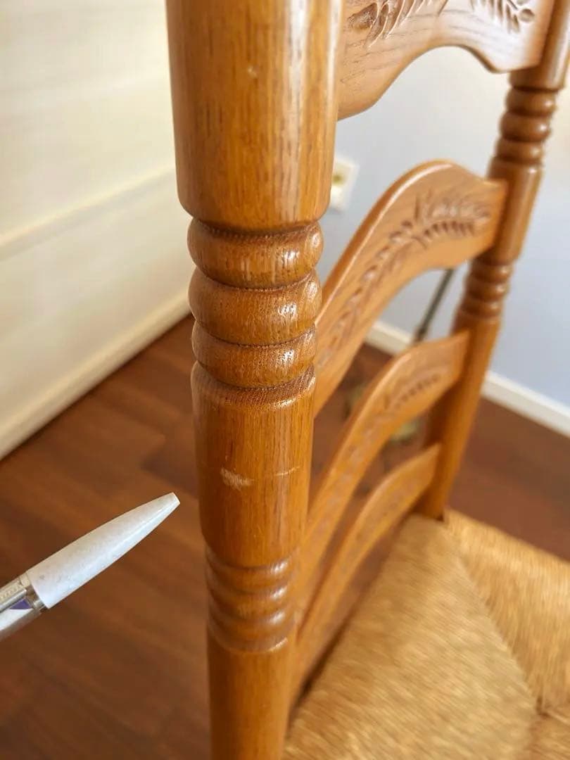 アントステラ(AUNT STELLA)のラダーバック・チェア②リペア済み