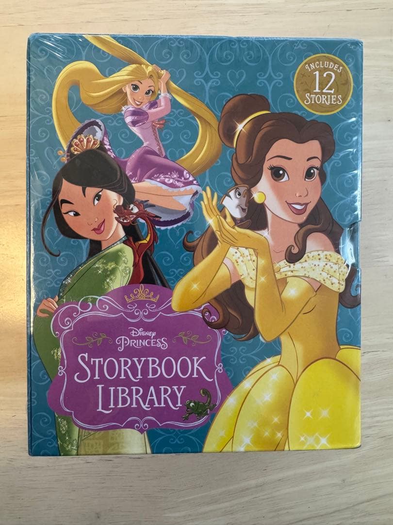 ディズニープリンセス　絵本セット（12冊）　英語教育　新品・未開封