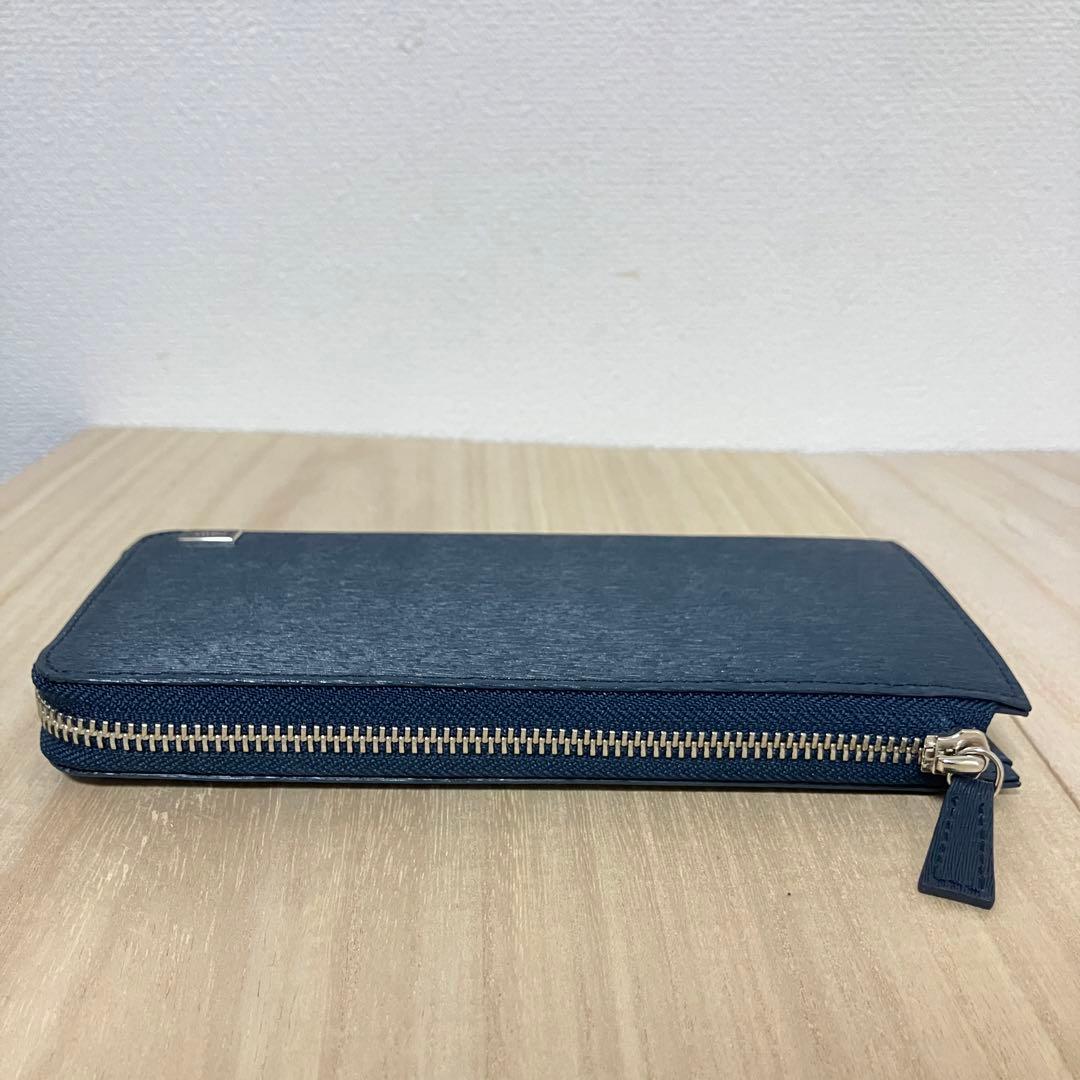 訳あり未使用✨ ポーター PORTER カレント L字ZIP 長財布 ネイビー