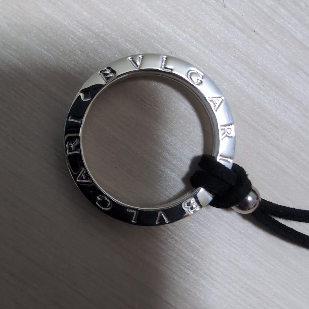 極美品 BVLGARI ブルガリシルバー キーリング チョーカー付 ネックレス