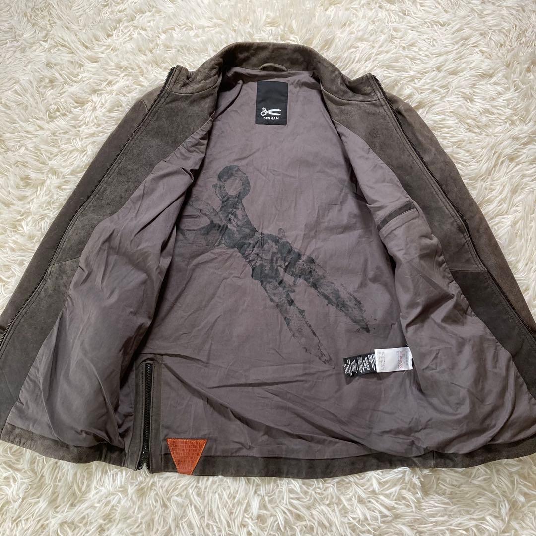 極美品 DENHAM デンハム レザージャケット キャメル ラクダ革 本革