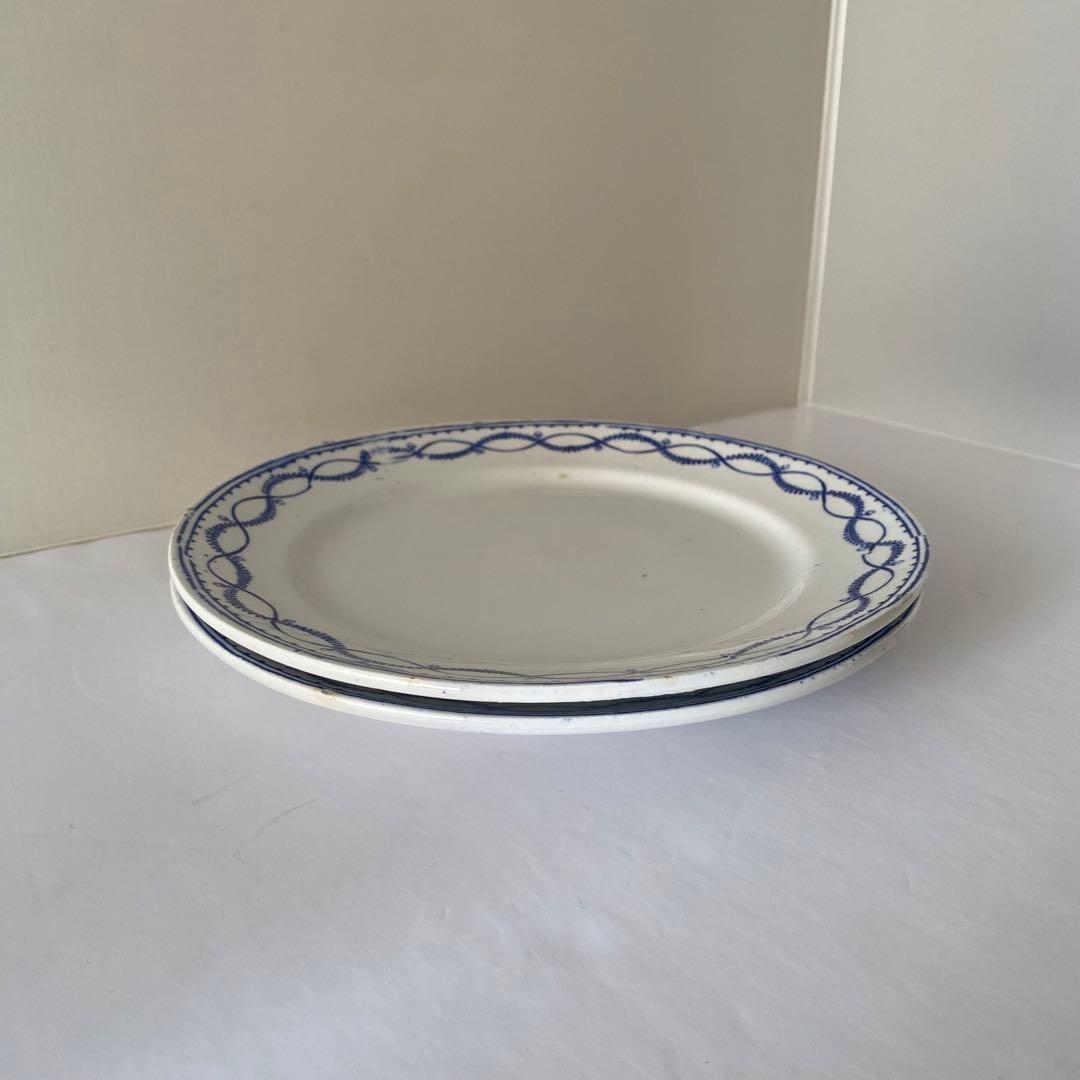 BOCH ケーキプレート　ベルギー　アンティーク　2点セット