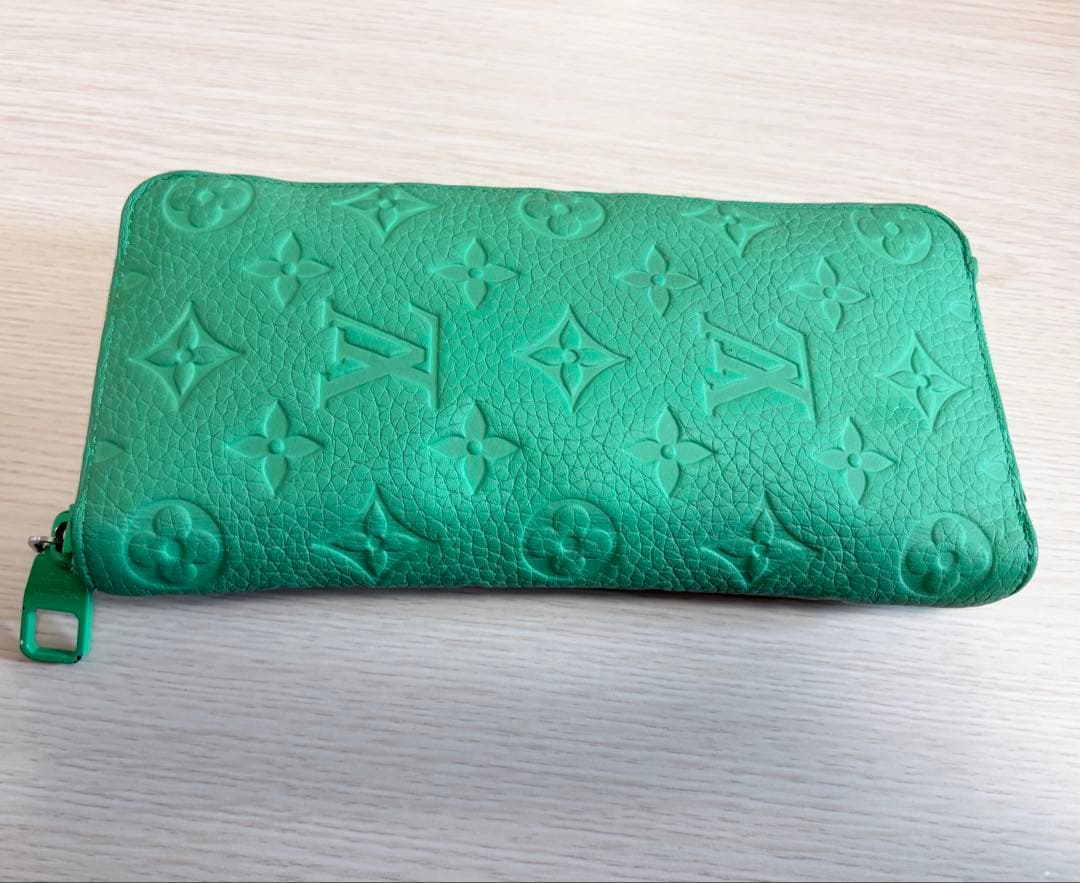 LOUIS VUITTON アンプラント 長財布 グリーン 正規品 箱付き