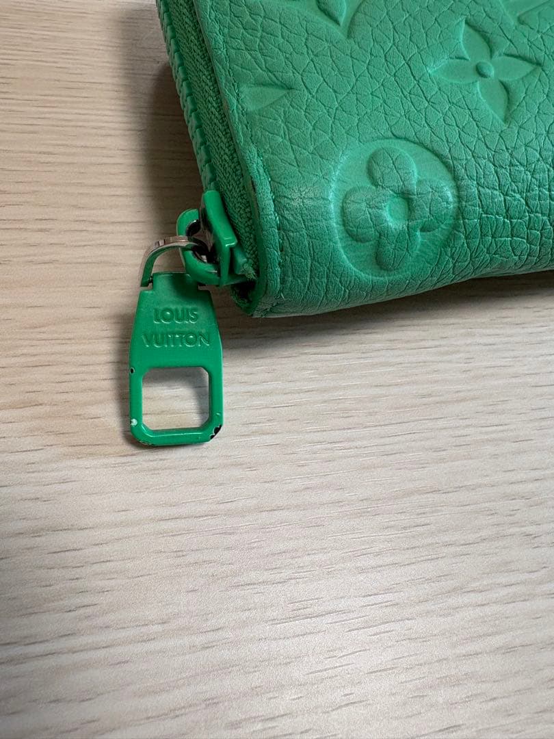 LOUIS VUITTON アンプラント 長財布 グリーン 正規品 箱付き