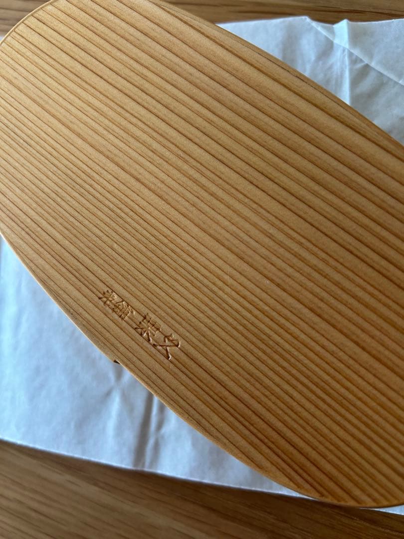 栗久　曲げわっぱ　小判入れ子(大) RSサイズ　日本製　化粧箱入り