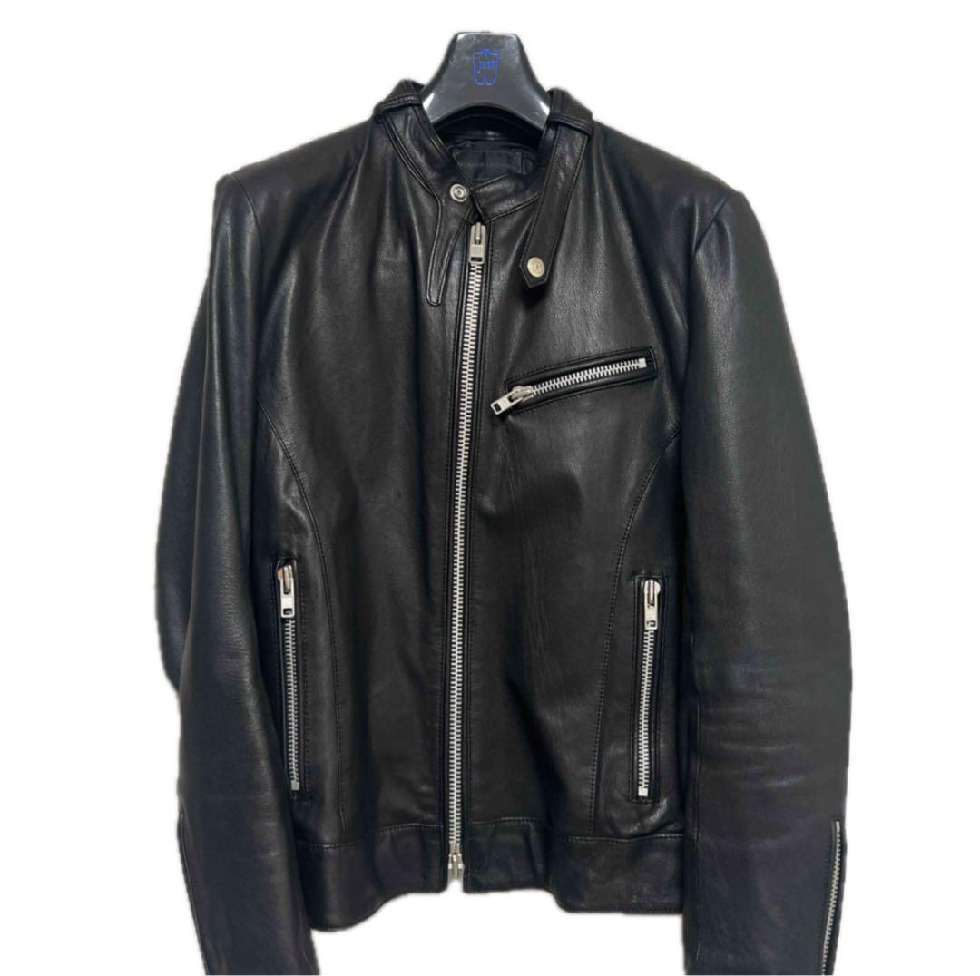 MURDER LICENSE シングルライダースジャケット 46 ブラック