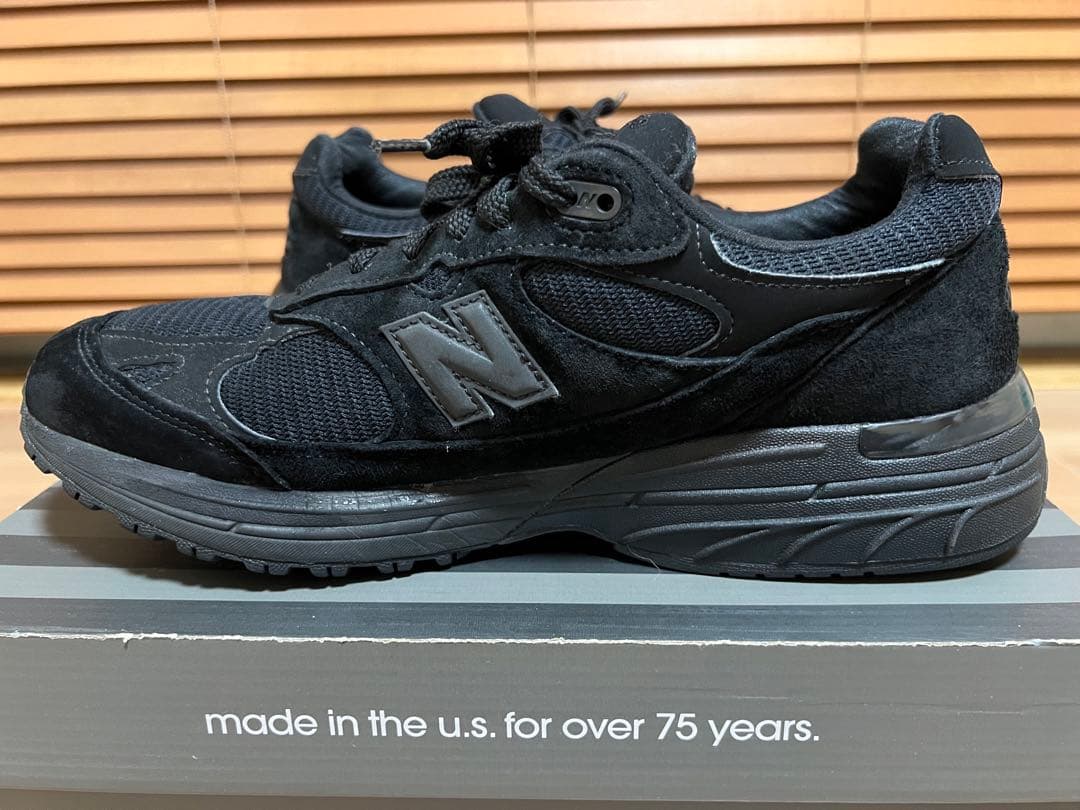 ニューバランス　MR993TB 993 TB トリプルブラック　９９３　ＴＢ