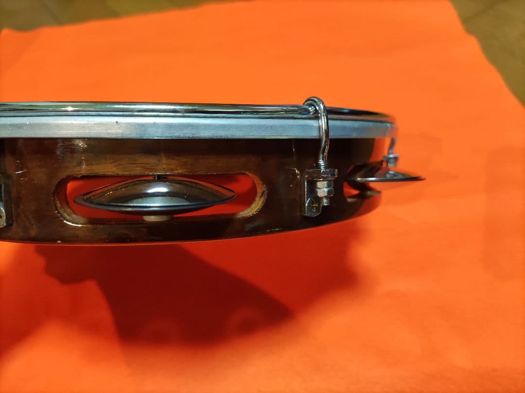 ☆Bauer PERCUSSIONパンデイロ　本皮　10インチ　スペーサー入り☆