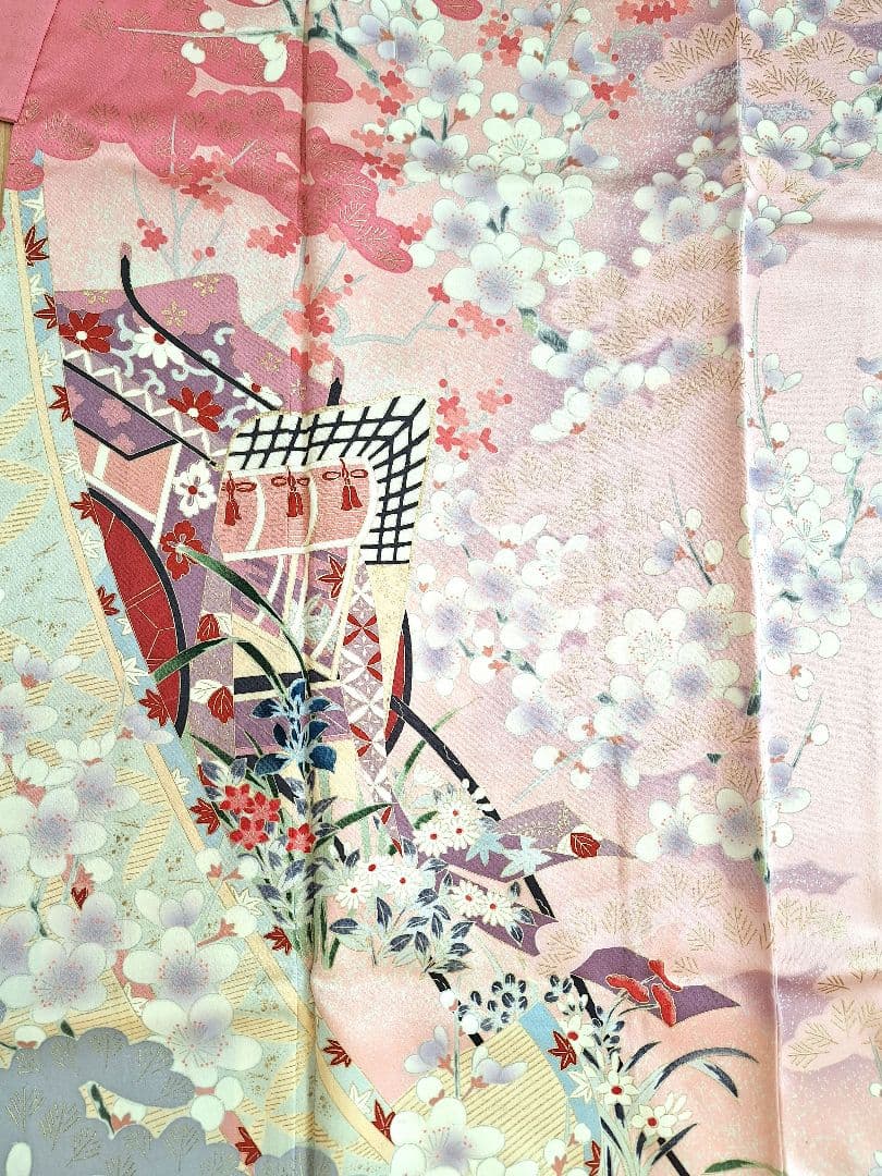 着物リメイクワンピース3672