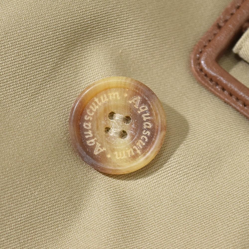 タグ付き 90s 英国製 アクアスキュータム ヴィンテージ トレンチコート 12