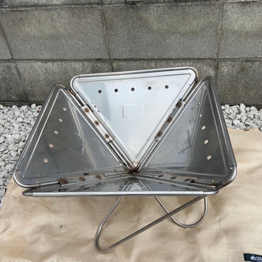 スノーピーク 焚き火台L セット&火バサミ、焚き火五徳、シート