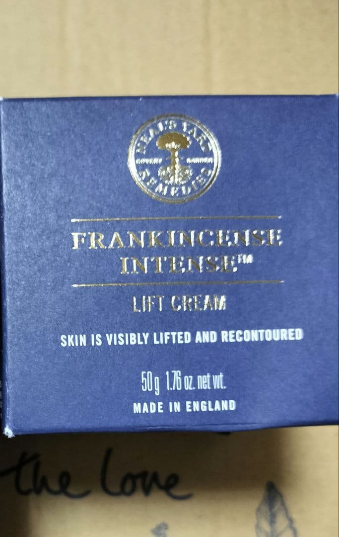 フランキンセンス インテンシス リフトクリーム 50g