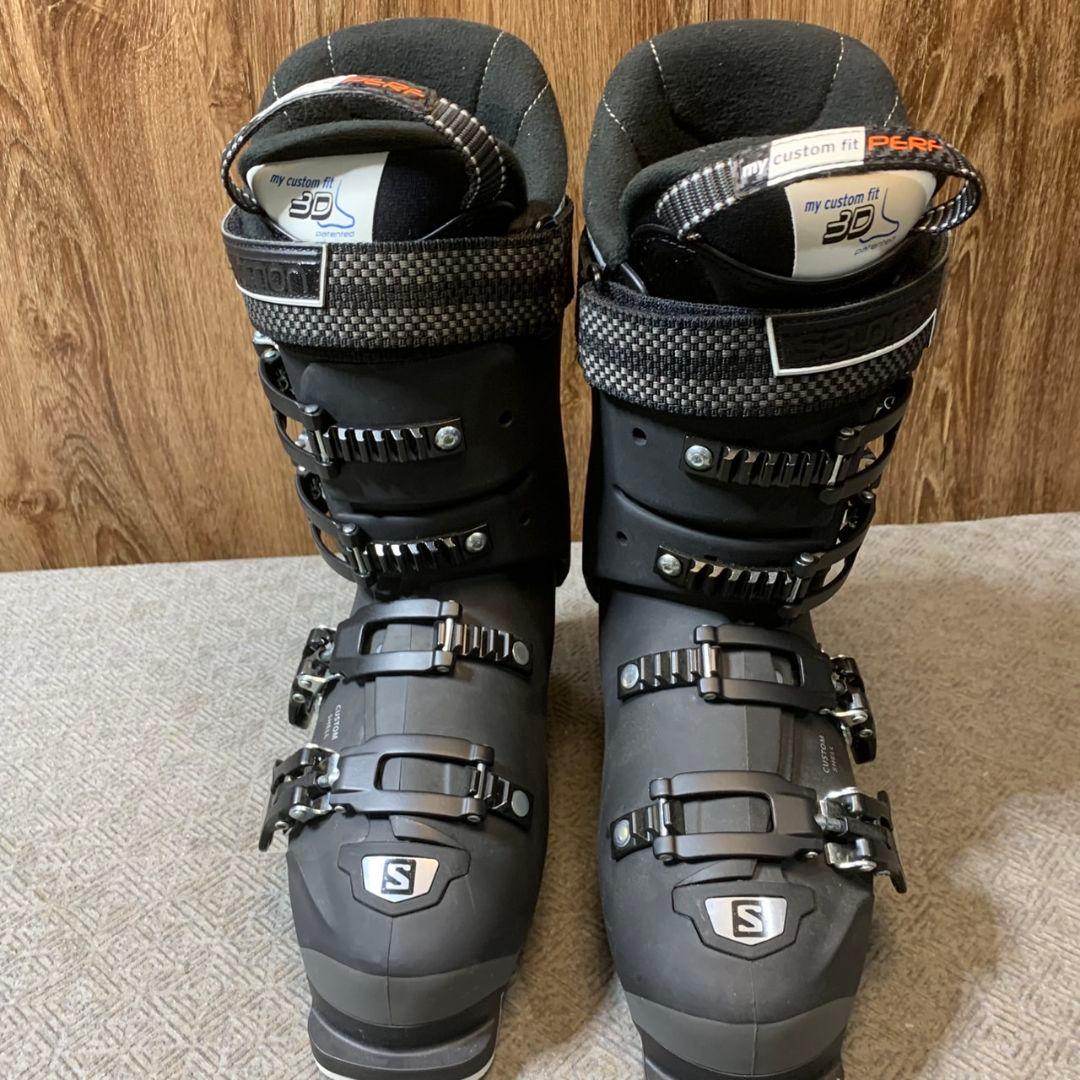 J354\" SALOMON スノーブーツ ブラック メンズ サイズ 25cm