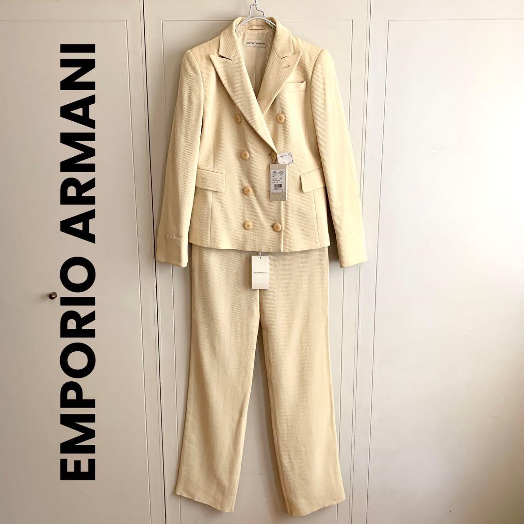 メル42399❗️ EMPORIO ARMANIダブルテーラードセットアップ