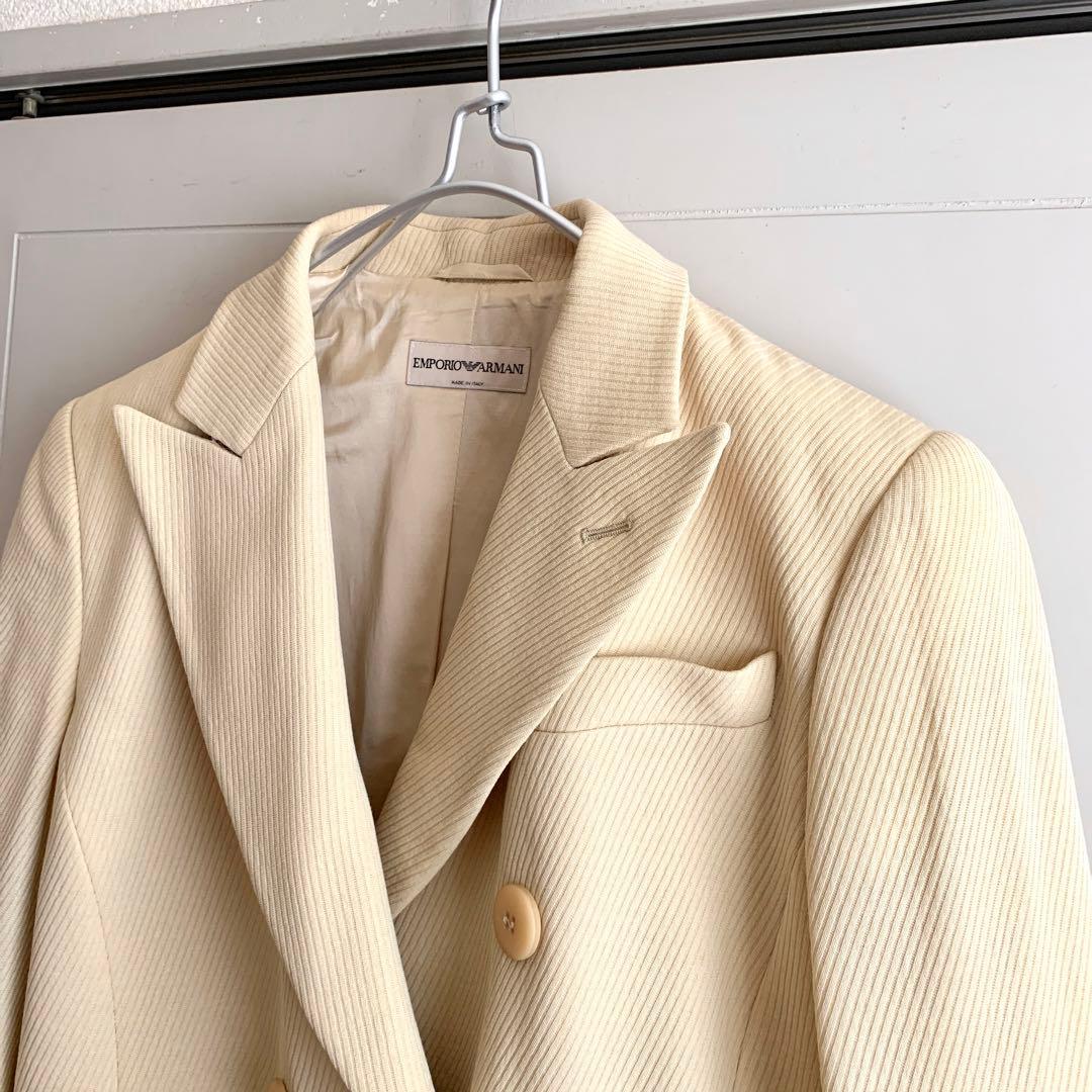 メル42399❗️ EMPORIO ARMANIダブルテーラードセットアップ