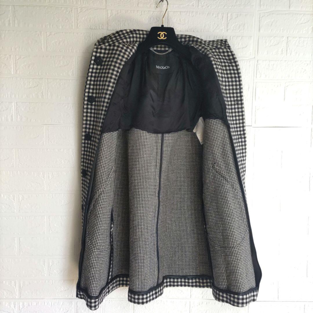 専用✨美品✨MAX&CO　マックス&コー　ロングコート　チェック柄　ウール
