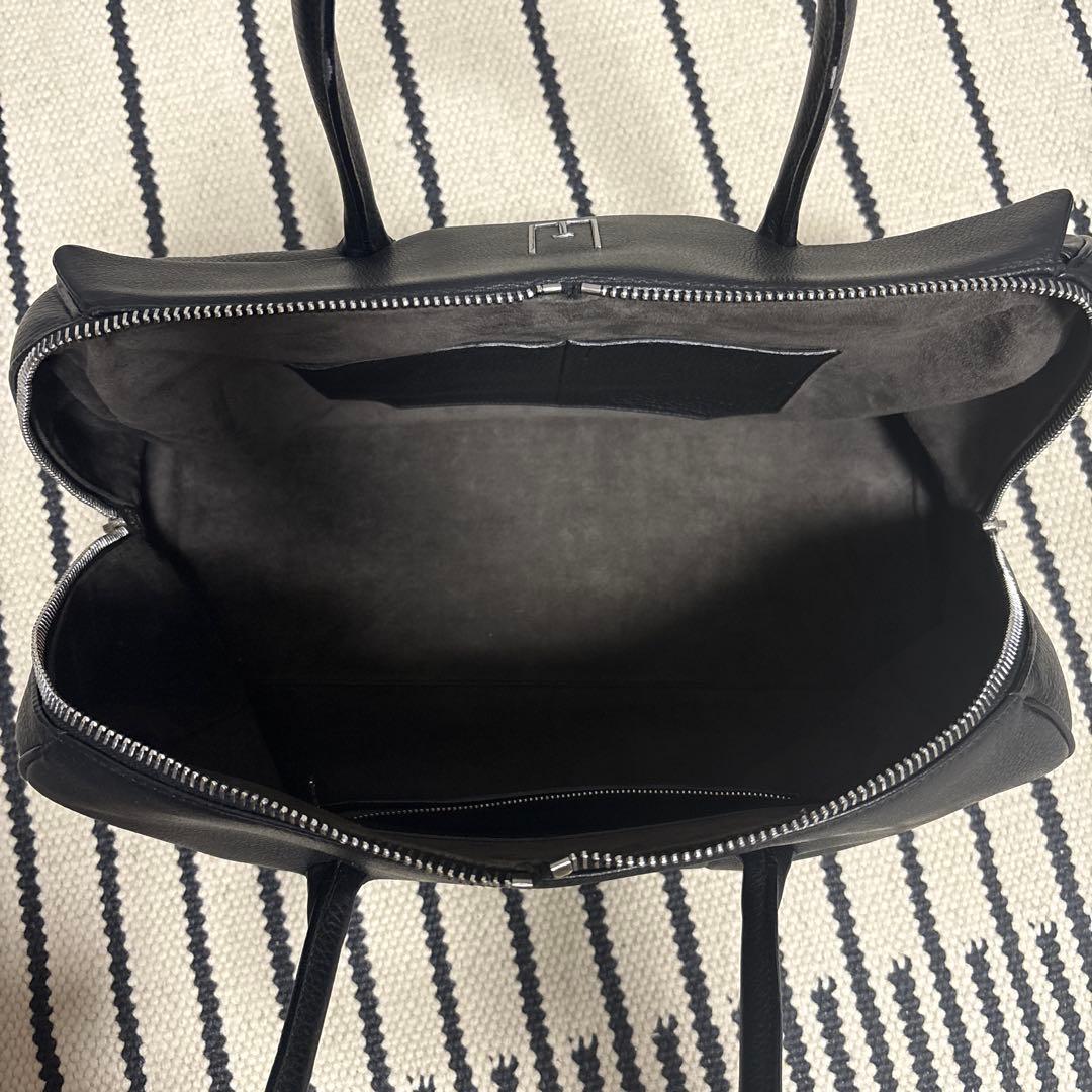 最終価格ゴールデングースGOLDEN黒レザーボストンバッグハンドバッグ