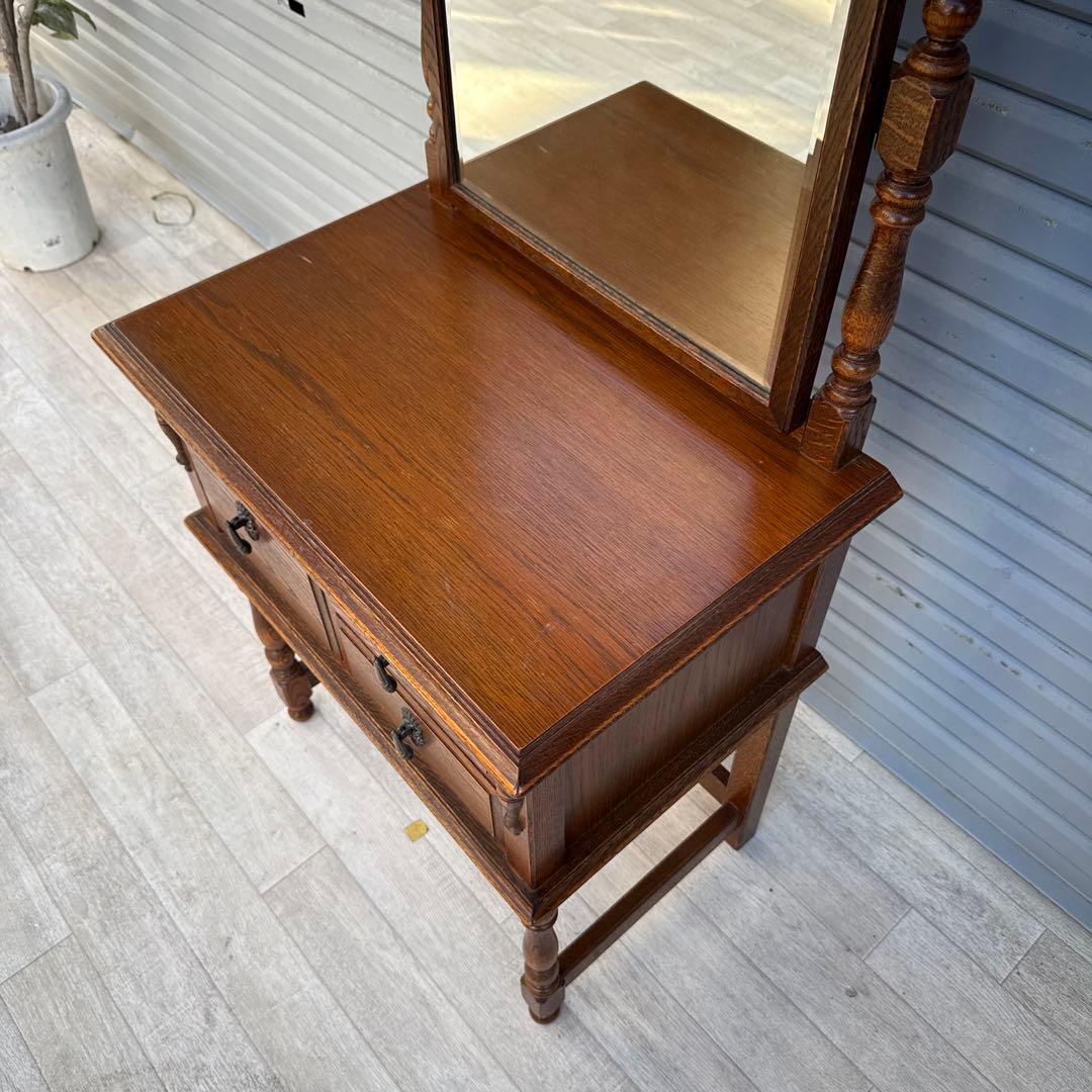 三越家具 ブルージュ オーク材 ドレッサー　英国カントリー