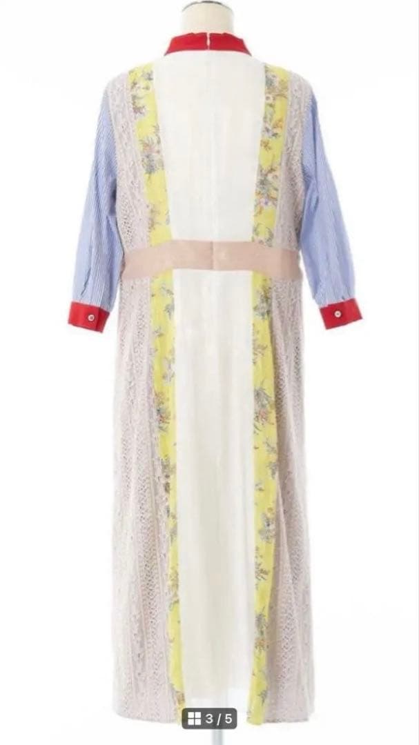 《完売品》　新品未着用ADELLY パッチワークワンピース