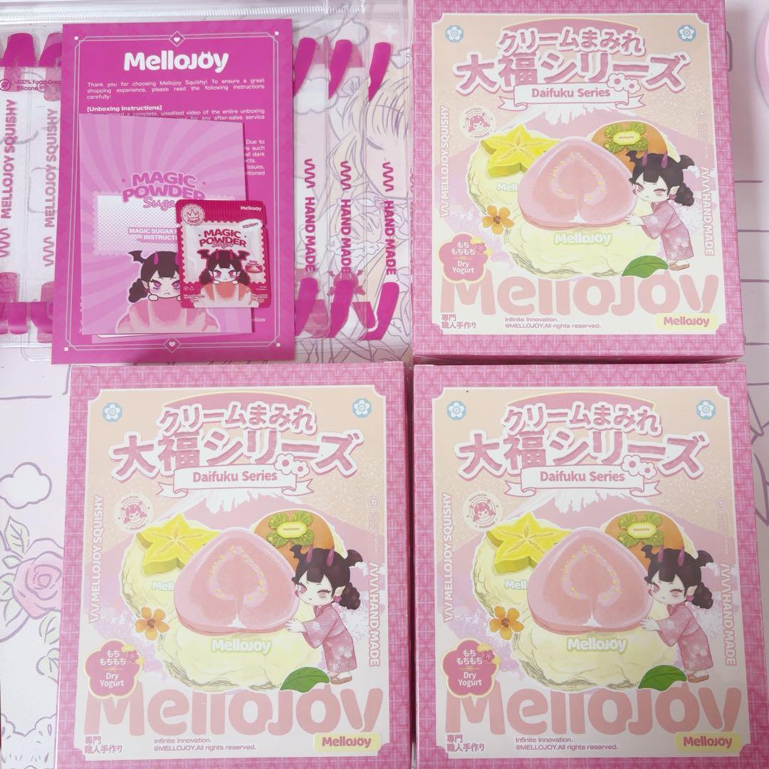 Mellojoy メロジョイ クリームまみれ大福シリーズ スクイーズ