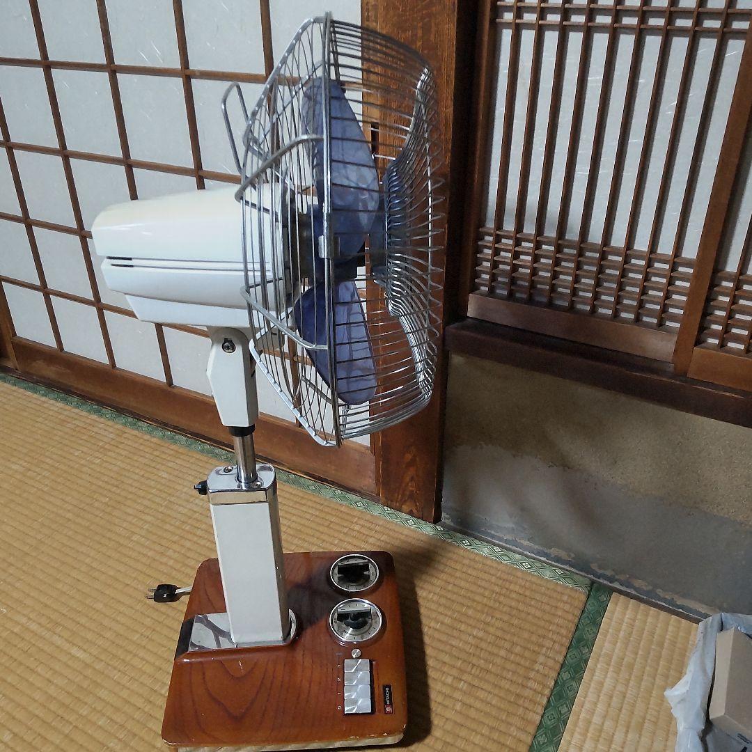 【昭和レトロ】HITACHI 扇風機 　H-636形　1969年製【ジャンク品】