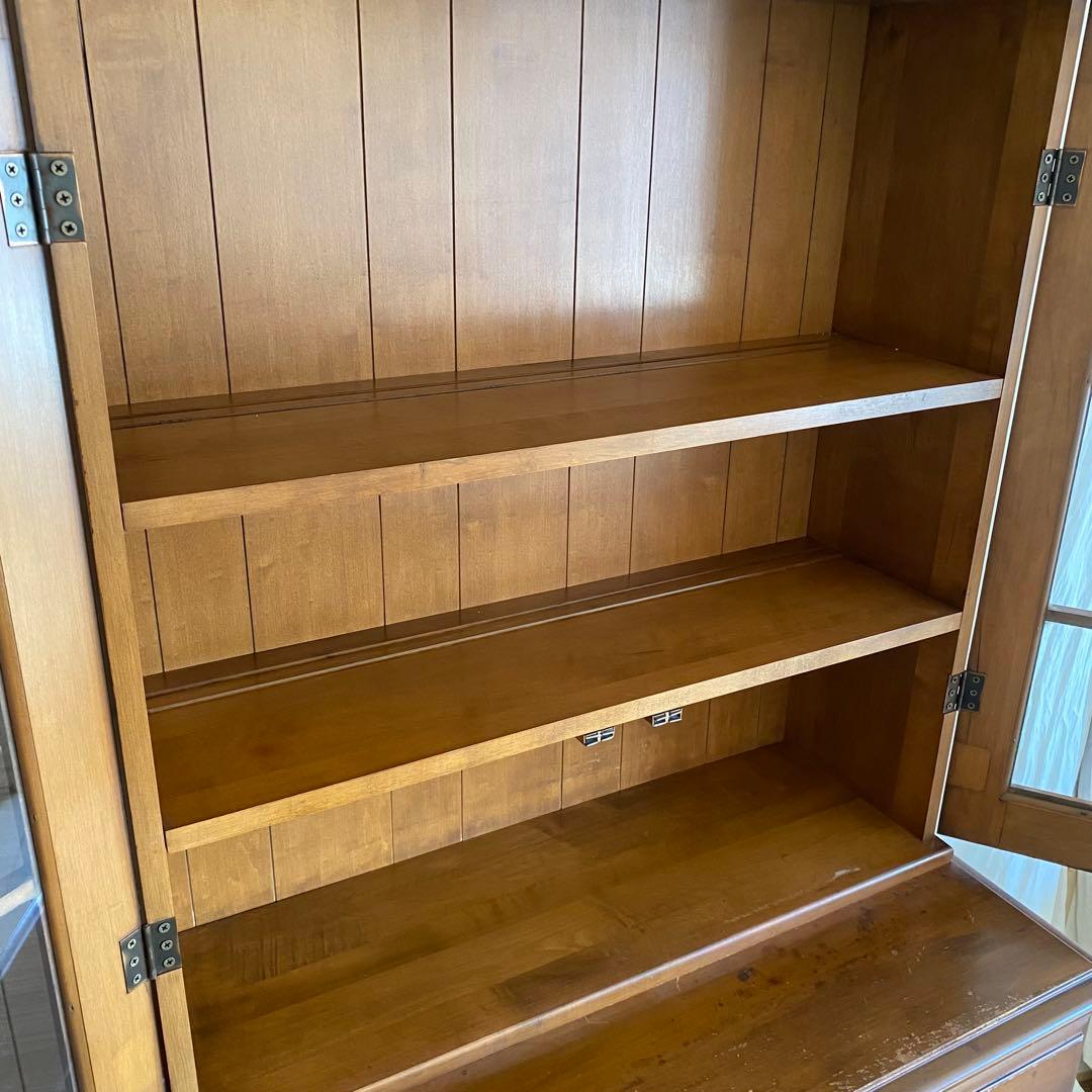 アンティーク　キャビネット　カップボード　シェルフ　食器棚　アメリカ製　北欧