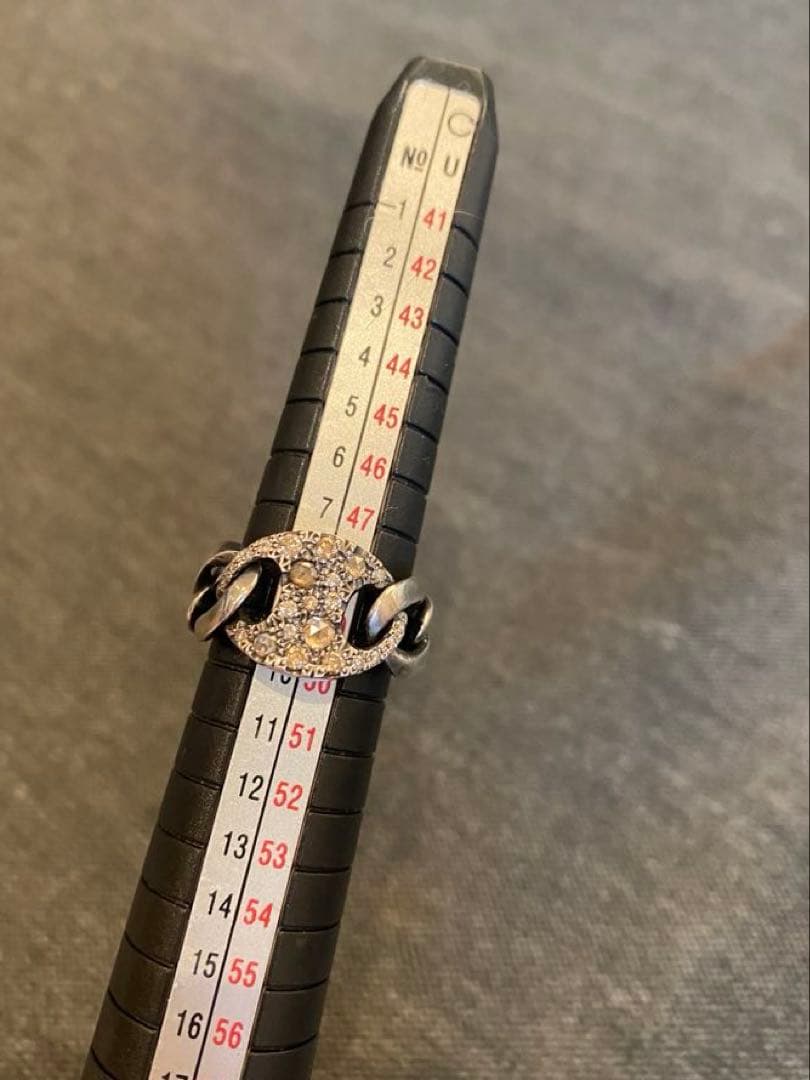 【hum】HUMETE PAVE RING (約9号)