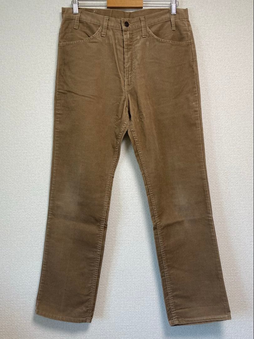 70s USA古着 リーバイス 519 コーデュロイパンツ vintage