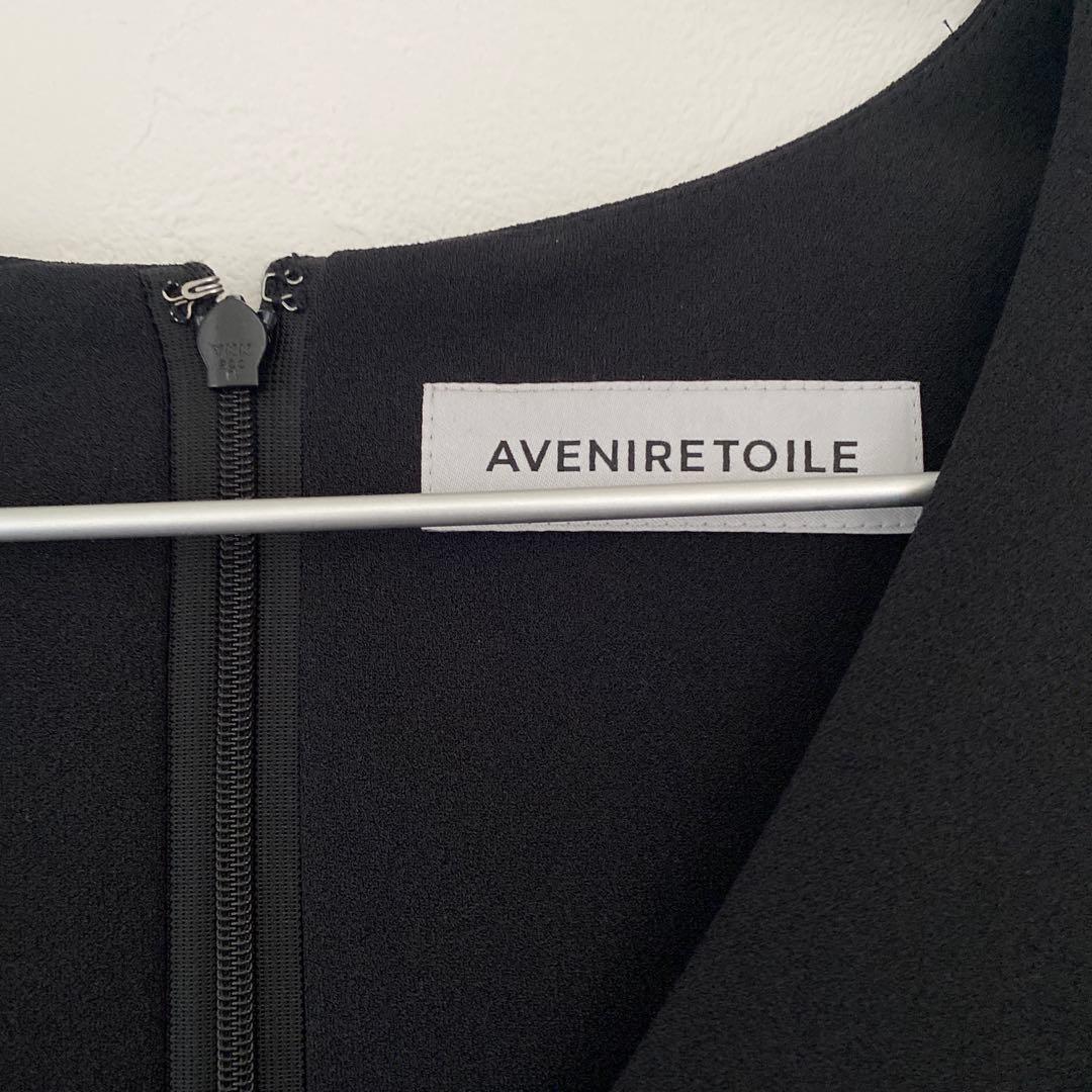 【美品】AVENIRETOILE ジャンパースカート　ブラック　34サイズ
