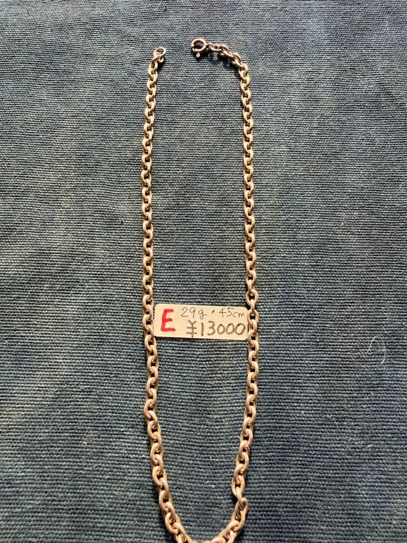 ◯シルバー、チェーンネックレス色々 　　　Ａ〜Gまでの7タイプです。