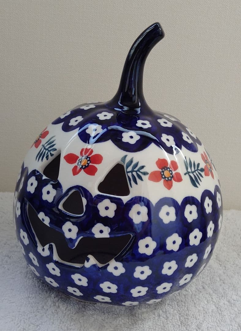 新品　ポーランド食器　ハロウィン　かぼちゃ　置物