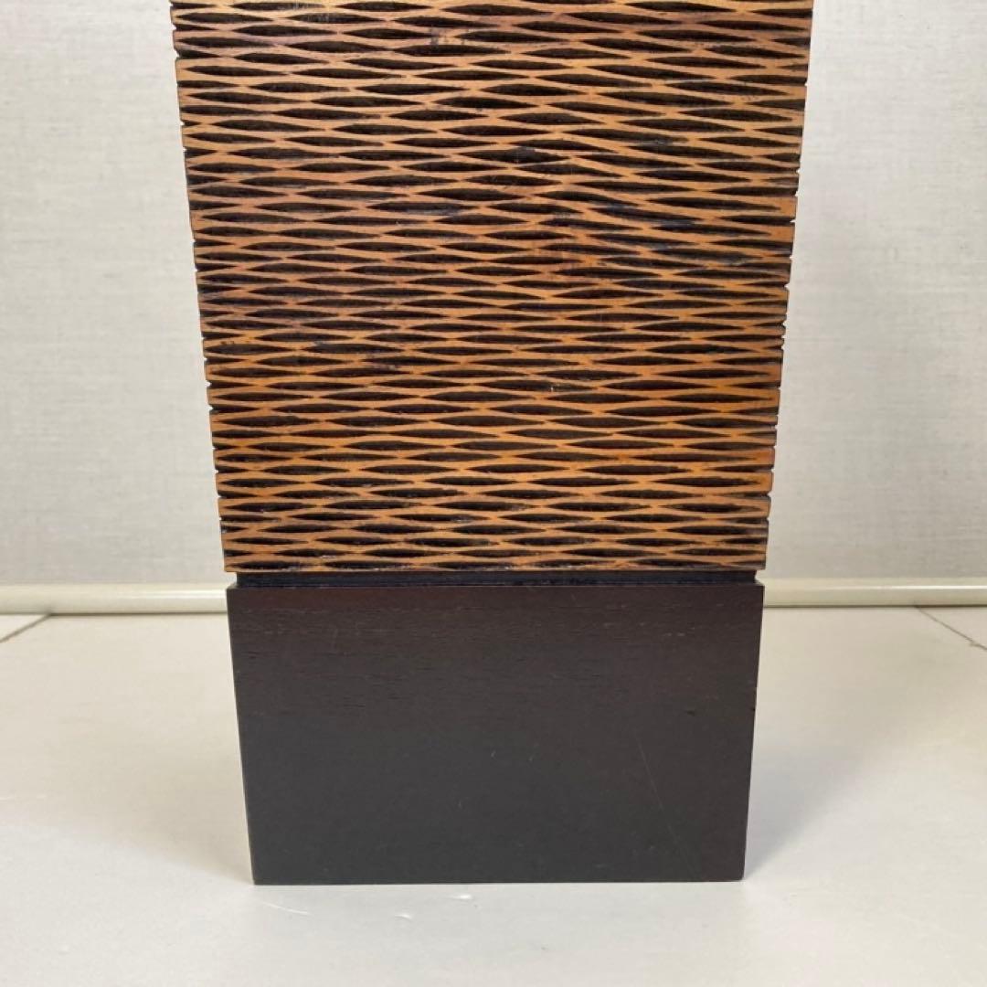 傘立て ゴミ箱 ダストボックス スタンド 2点 木製 アジアン バリ モダン